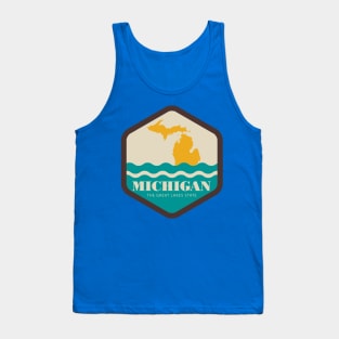 Michigan Great Lakes State Tank Top